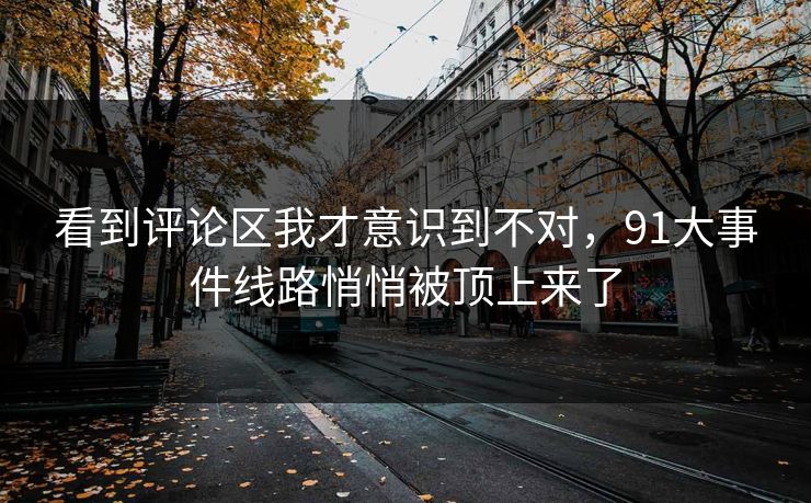看到评论区我才意识到不对，91大事件线路悄悄被顶上来了