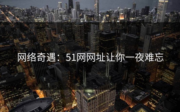 网络奇遇：51网网址让你一夜难忘